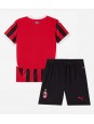 AC Milan Replika Hemmakläder Barn 2024-25 Kortärmad (+ byxor)